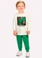 Kyly - Conjunto Infantil Menino Dinossauro Preto - variação: Cinza