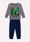 Kyly - Conjunto Infantil Menino Dinossauro Cinza - variação: Cinza
