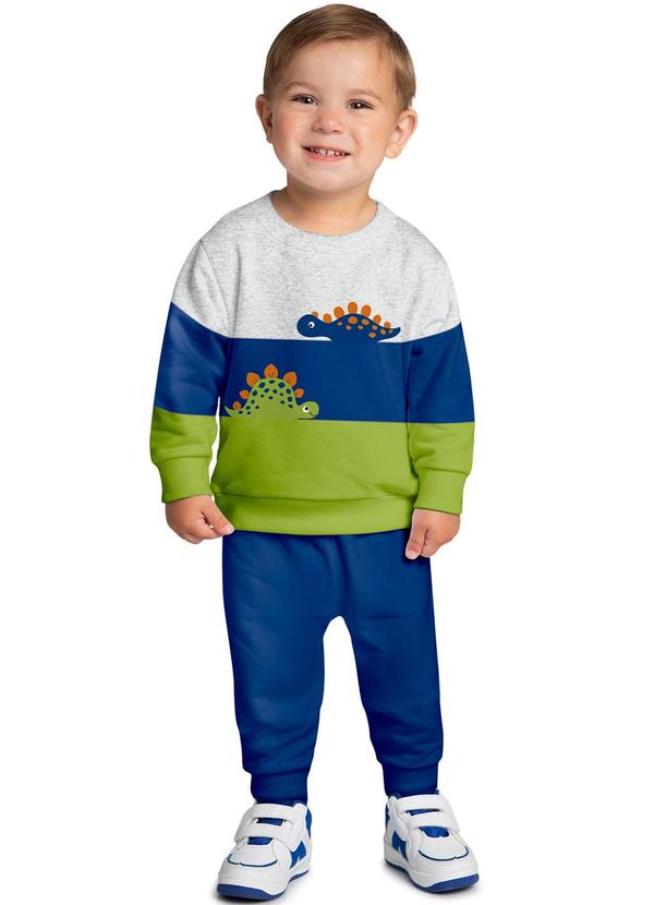 Kyly - Conjunto Infantil Menino Dinossauros Verde