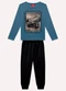 Kyly - Conjunto Infantil Menino em Algodão Azul - variação: Azul