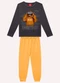 Kyly - Conjunto Infantil Menino em Algodão Azul - variação: Cinza