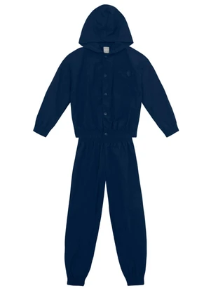 Mundi - Conjunto Infantil Menino em Microfibra Azul - MUNDI
