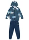 Brandili - Conjunto Infantil Menino em Microfibra Azul - variação: Azul