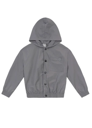 Mundi - Conjunto Infantil Menino em Microfibra Cinza - MUNDI