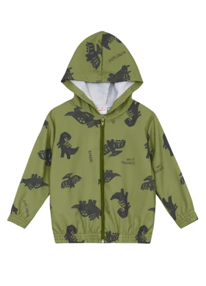 Brandili - Conjunto Infantil Menino em Microfibra Verde - BRANDILI