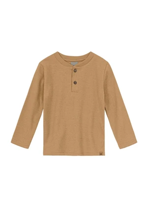 Mundi - Conjunto Infantil Menino em Moletinho Marrom - MUNDI