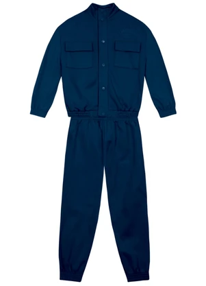 Brandili Mundi - Conjunto Infantil Menino em Moletom Azul - BRANDILI MUNDI
