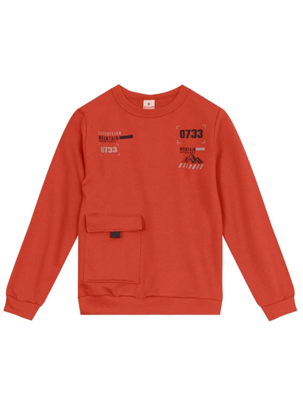 Brandili - Conjunto Infantil Menino em Moletom Marrom 2