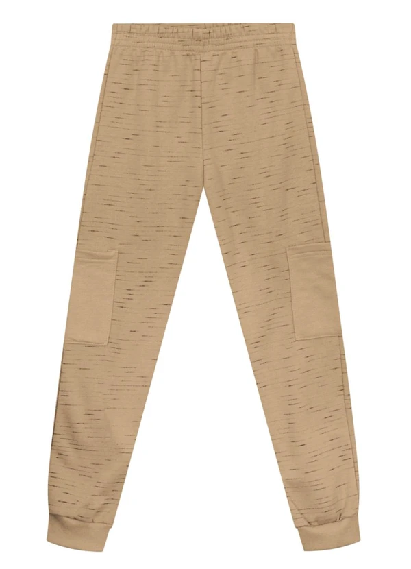 Brandili - Conjunto Infantil Menino em Moletom Marrom 3