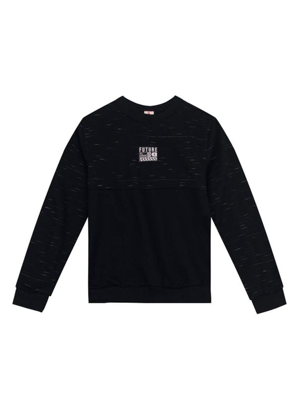 Brandili - Conjunto Infantil Menino em Moletom Preto 2