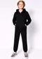 Abrange - Conjunto Infantil Menino em Moletom Preto - variação: Preto