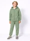 Abrange - Conjunto Infantil Menino em Moletom Preto - variação: Verde Stone