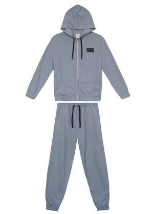 Brandili - Conjunto Infantil Menino em Suedine Marrom - BRANDILI