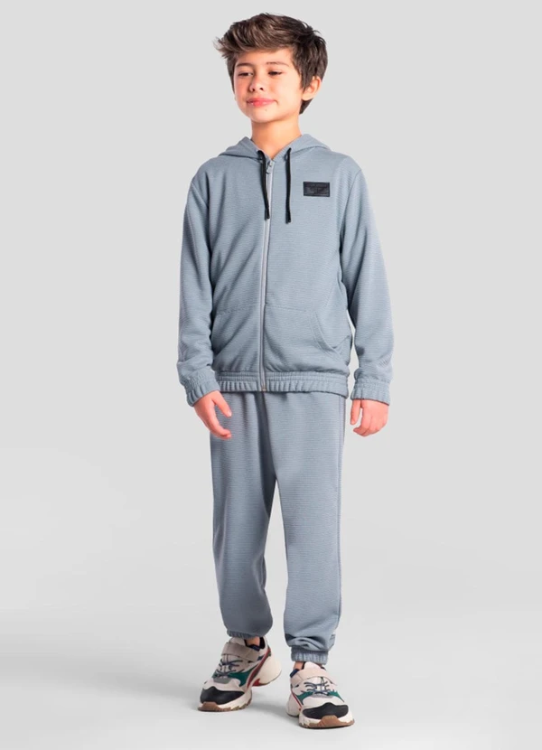 Brandili - Conjunto Infantil Menino em Suedine Marrom