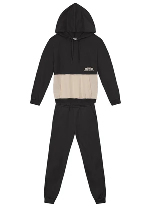 Brandili Mundi - Conjunto Infantil Menino em TricolineCinza - BRANDILI MUNDI