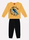 Kyly - Conjunto Infantil Menino Estampa Azul - variação: Amarelo