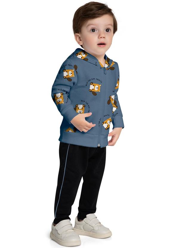 Kyly - Conjunto Infantil Menino Estampa Azul