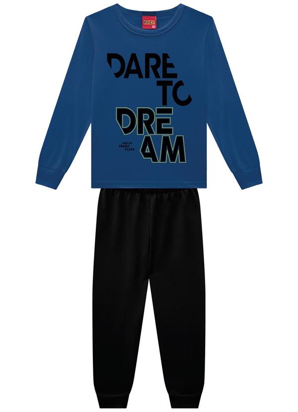 Kyly - Conjunto Infantil Menino Estampa Azul