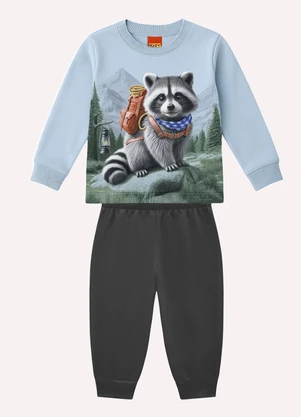 Kyly - Conjunto Infantil Menino Estampa Azul - KYLY