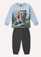 Kyly - Conjunto Infantil Menino Estampa Azul - variação: Azul