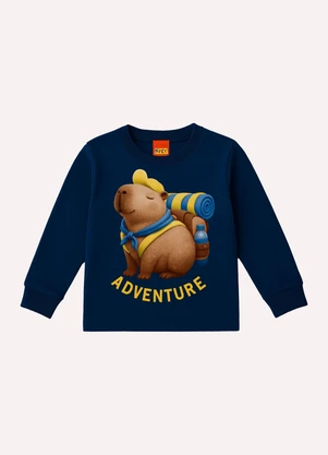 Kyly - Conjunto Infantil Menino Estampa Azul - KYLY