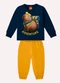 Kyly - Conjunto Infantil Menino Estampa Azul - variação: Azul