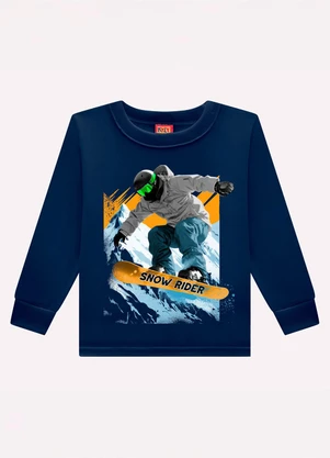 Kyly - Conjunto Infantil Menino Estampa Azul - KYLY