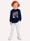 Milon - Conjunto Infantil Menino Estampa Azul - variação: Azul