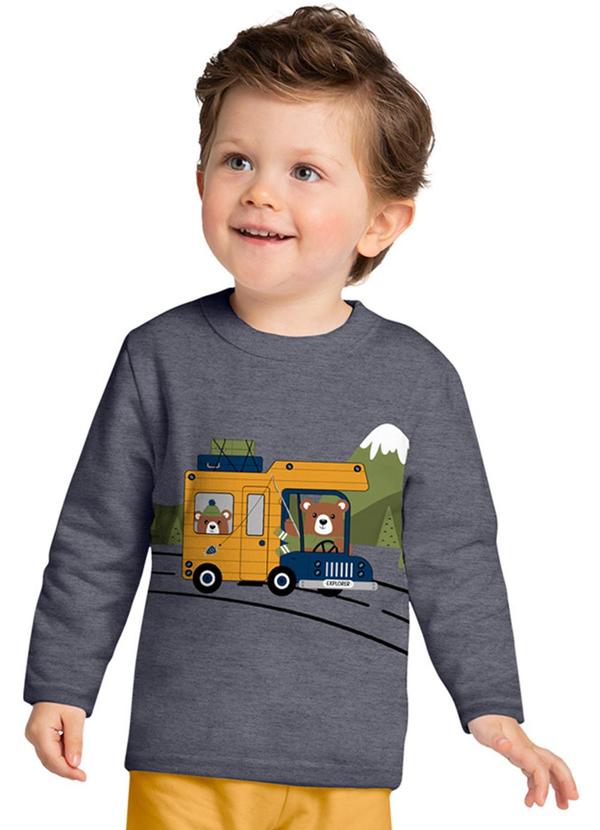 Kyly - Conjunto Infantil Menino Estampa Cinza 2