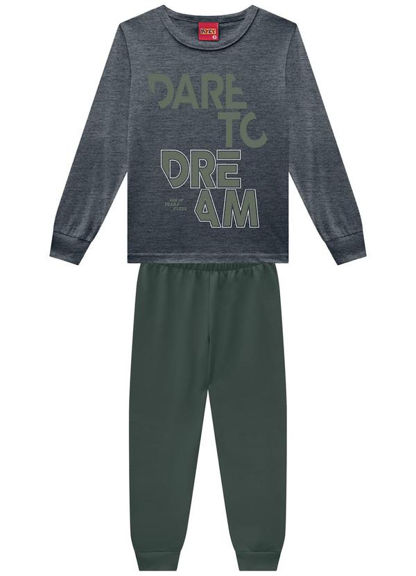 Kyly - Conjunto Infantil Menino Estampa Cinza