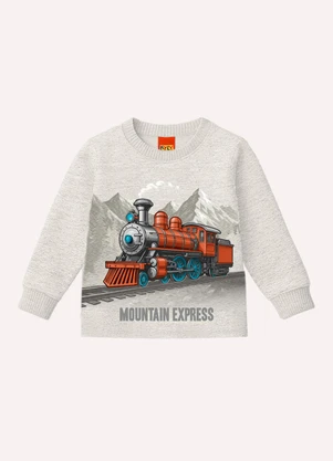 Kyly - Conjunto Infantil Menino Estampa Cinza - KYLY