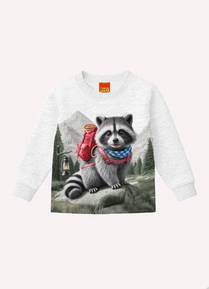 Kyly - Conjunto Infantil Menino Estampa Cinza - KYLY