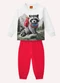 Kyly - Conjunto Infantil Menino Estampa Azul - variação: Cinza