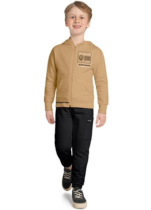 Kyly Conjunto Infantil Menino Estampa Marrom