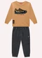 Kyly - Conjunto Infantil Menino Estampa Verde - variação: Marrom