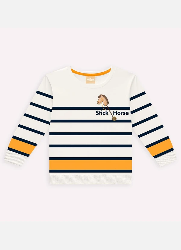 Milon - Conjunto Infantil Menino Estampa Off White 2