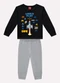 Kyly - Conjunto Infantil Menino Estampa Azul - variação: Preto