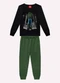 Kyly - Conjunto Infantil Menino Estampa Bege - variação: Preto