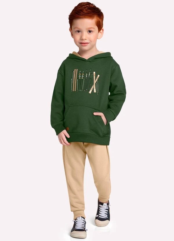 Milon - Conjunto Infantil Menino Estampa Verde