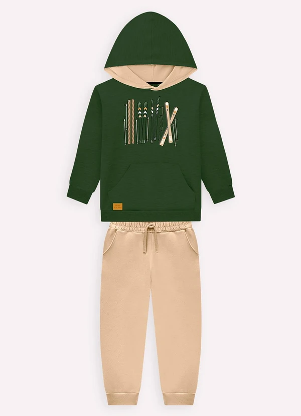 Milon - Conjunto Infantil Menino Estampa Verde 2