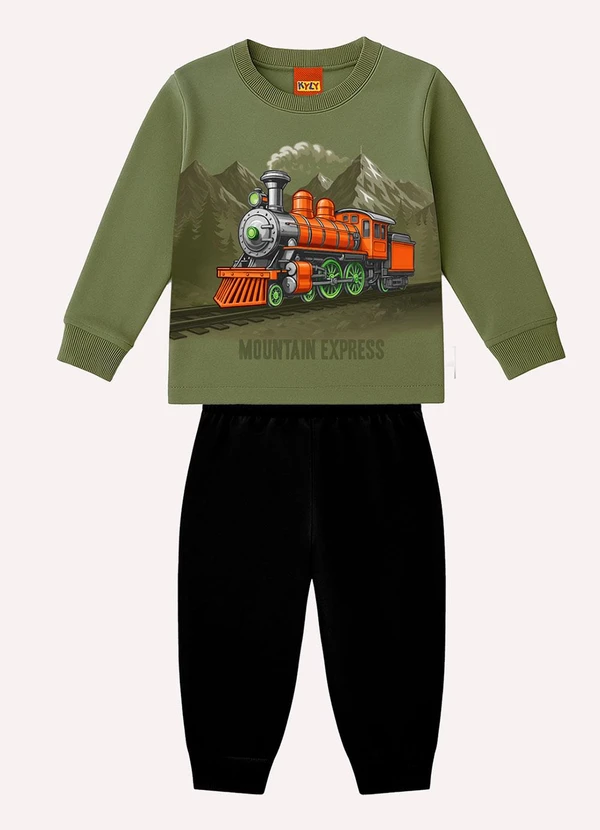Kyly - Conjunto Infantil Menino Estampa Verde