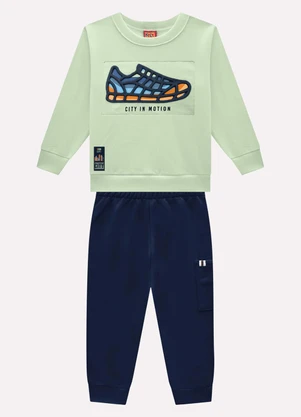 Kyly - Conjunto Infantil Menino Estampa Verde - KYLY