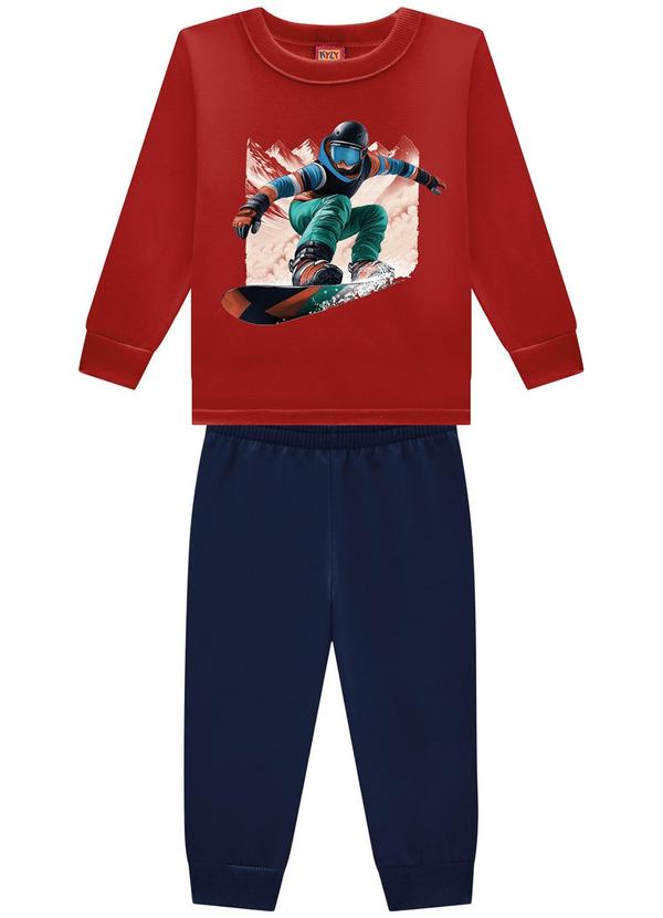 Kyly - Conjunto Infantil Menino Estampa Vermelho 1