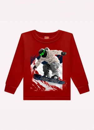 Kyly - Conjunto Infantil Menino Estampa Vermelho - KYLY