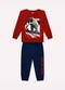 Kyly - Conjunto Infantil Menino Estampa Azul - variação: Vermelho
