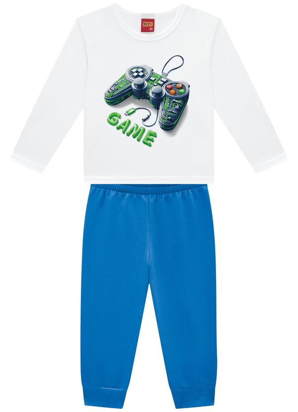 Kyly - Conjunto Infantil Menino Game Branco 1