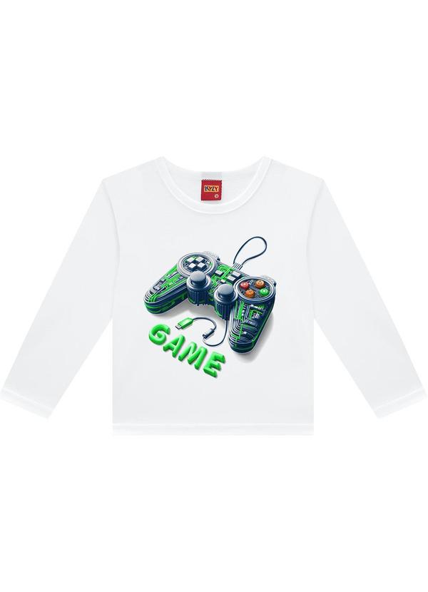 Kyly - Conjunto Infantil Menino Game Branco 2