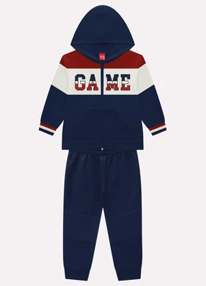 Kyly - Conjunto Infantil Menino Game Marinho - KYLY
