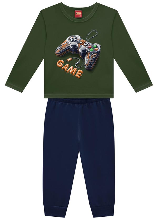 Kyly - Conjunto Infantil Menino Game Verde