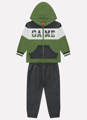 Kyly - Conjunto Infantil Menino Game Verde - KYLY